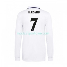 Koszulka Real Madryt Eden Hazard 7 Domowe Stroje Piłkarskie 2022/23 Długi Rękaw